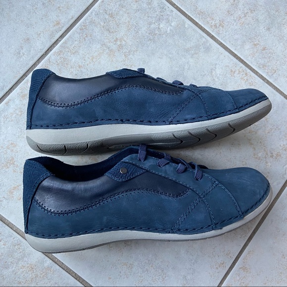 Earth Origins Moccasin Blue Sample Shoes brand new without tag size 7 - 7 1/2 - Picture 6 of 11